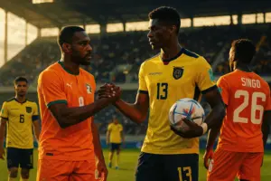 Côte d’Ivoire – Équateur : Nasser Eddy valide la charnière Singo-Agbadou